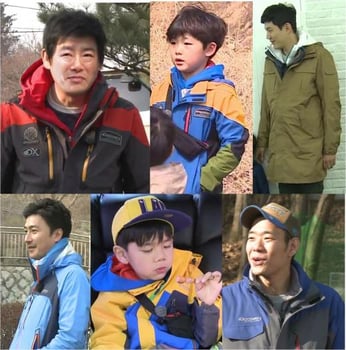 '아빠 어디가’ 활동성·스타일 살린 아웃도어룩 선보여
