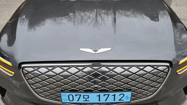 제네시스 GV70 전동화 모델의 프렁크(프론트+트렁크)/사진=이강준 기자