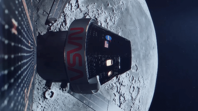 미국항공우주국(NASA)이 우주선을 통해 달 착륙에 나설 모습을 시각화한 영상. / 영상=미국항공우주국(NASA)