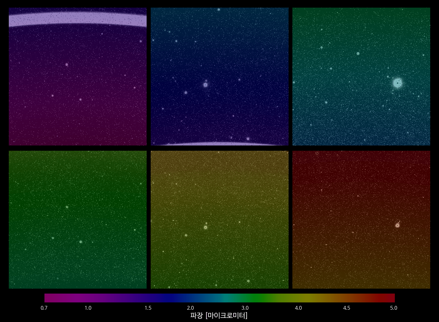 스피어엑스가 공개한 첫 이미지 /사진= NASA JPL-Caltech