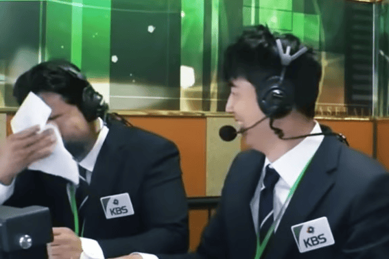→朴龙泽在日本转播席上痛哭流涕:"大韩民国被淘汰。因为觉得肯定会上升，所以才会那样..." 暴风感动 [WBC]