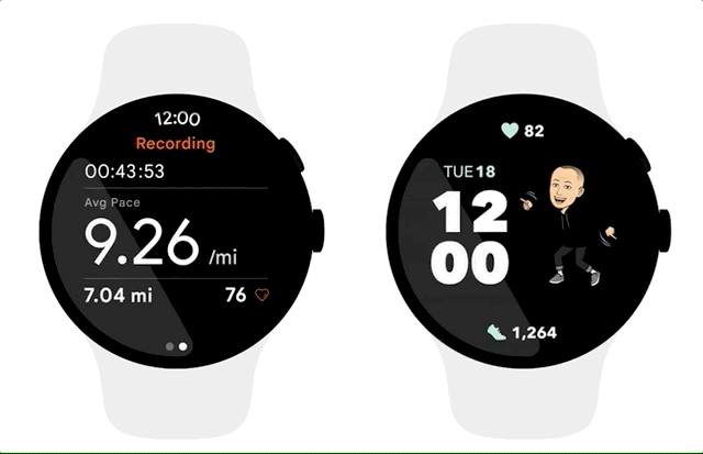 삼성전자와 구글이 협업해 만드는 통합 웨어러블 플랫폼 예시 /사진=구글
