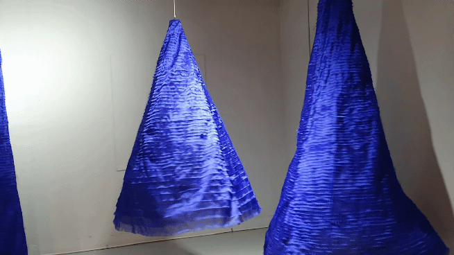 오는 30일 '강원국제트리엔날레2021'(이하 트리엔날레) 개막을 앞두고 강원문화재단은 지난달 31일 기자간담회를 통해 일부 작품을 선공개했다. 조은필 작가의 '별을 내려다 보는 밤' 작품 모습./사진=한민선 기자