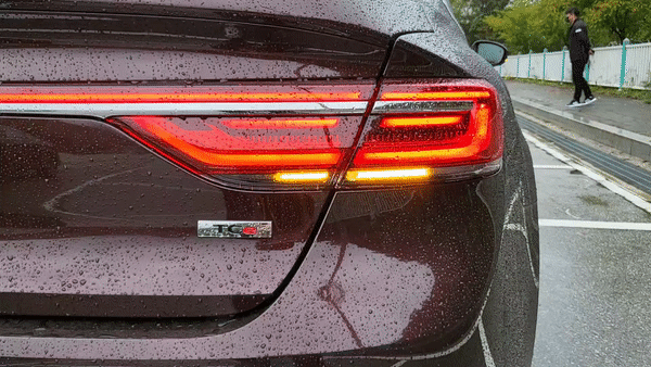 르노삼성 SM6 Tce300 프리미에르 후면부/사진=이강준 기자