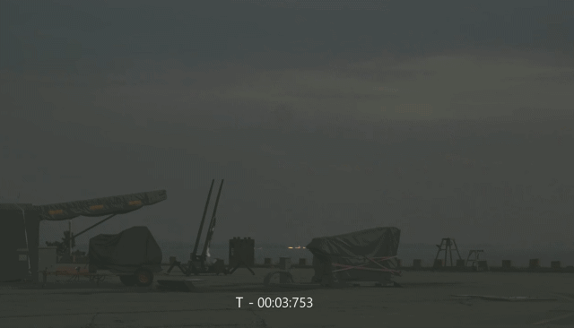 이노스페이스가 개발한 소형 로켓 블랙버드-3가 발사되고 있는 장면. / 사진=이노스페이스