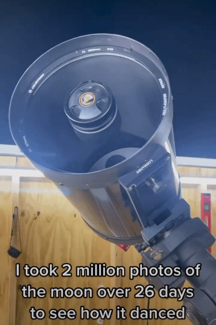 지난 3월에도 26일간 200만장 사진을 찍어 달이 춤추는 듯한 영상을 공개한 천체학자 앤드류 매카시. / 사진=인스타그램