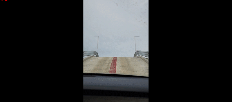 HMG 드라이빙 익스피리언스 센터 오프로드 코스 중 언덕 구간. /사진=정한결 기자.