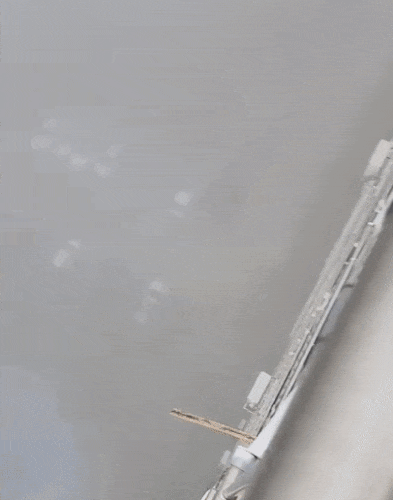 비둘기 밥을 챙겨주는 아파트 주민. 해당 가구의 실외기 위에 수십마리에 달하는 비둘기가 모여있다. /영상=온라인 커뮤니티