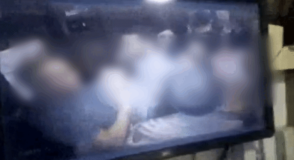 지난 18일(현지 시간) 브라질 북동부의 한 아파트에서 발생한 엘리베이터 추락사고 관련 CCTV /영상=유튜브 채널 '데일리메일'