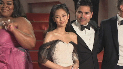 제76회 칸 국제 영화제에 미국 HBO 드라마 시리즈 '디 아이돌'(The Idol)로 레드카펫을 밟은 블랙핑크 제니. /AFPBBNews=뉴스1