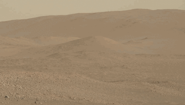 미국항공우주국(NASA) 초소형 헬리콥터 인저뉴어티(Ingenuity·독창성)가 20m 상공을 날아오르는 모습. / 사진=미국항공우주국(NASA) 