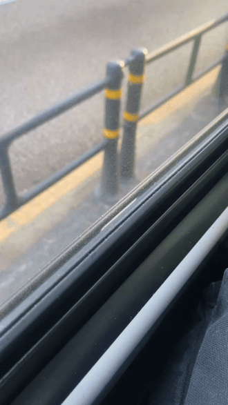 전기 시내버스의 급출발 영상./사진=독자 제공