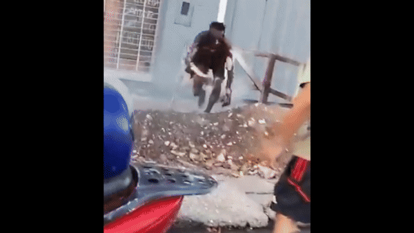 고압선을 훔치다 감전돼 온 몸이 타버린 에제키엘 프란시스코 쿠라바. 사건 직후 병원에 실려갔지만 이틀 뒤 사망했다. /영상=X(엑스, 구 트위터)