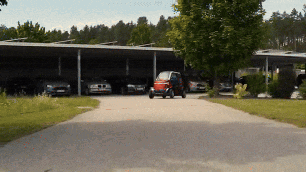 접이식 전기 자동차 'CT-2' 모습 /영상=씨티 트랜스포머 유튜브