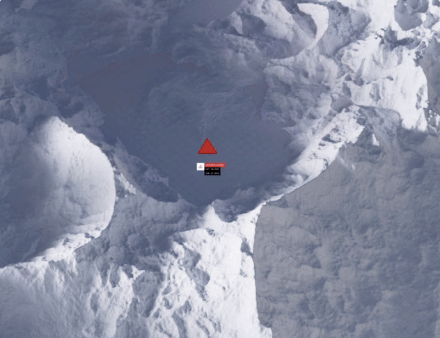 디스트리뷰티드 스펙트럼의 전파 감지 센서가 장착된 드론이 적 매복을 탐지하는 상황을 그린 개념도./사진=디스트리뷰티드 스펙트럼 홈페이지 갈무리