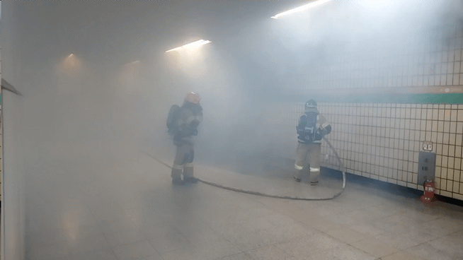 2일 서울교통공사와 소방 당국에 따르면 소방은 전날 오후 4시15분쯤 마포구 합정역 승강장에서 연기 냄새가 난다는 신고를 접수했다. /자료 출처=소방웹하드