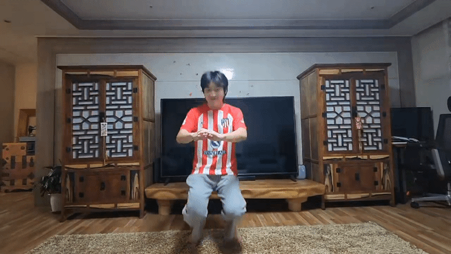 김성인(49)·이은하(49) 부부의 수험생 자녀가 남긴 깜짝 영상. /영상=독자제공.