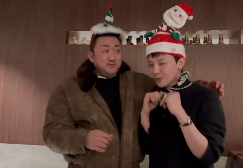 배우 마동석이 가수 지드래곤과 함께 찍은 영상을 공개했다. /사진=마동석 인스타그램