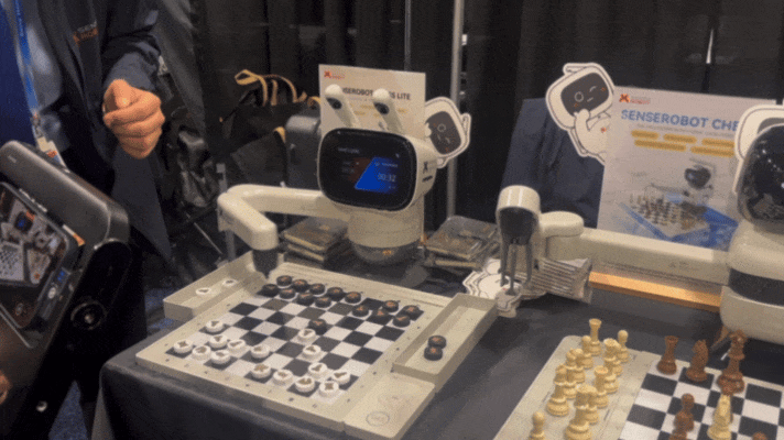 중국 AI 기업 센스타임(SenseTime)이 개발한 '센스로봇 체스 라이트'/사진=남미래 기자