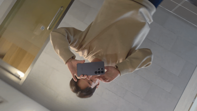 슈퍼스테디 기능을 끄고 촬영한 영상. 스마트폰을 360도로 돌리자 영상이 사정없이 흔들린다./영상=이찬종 기자