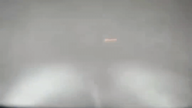 시야 확보가 불가능한 상황에서도 사고를 방지한 테슬라 전기차의 자율주행(FSD) 영상이 화제를 모으고 있다./영상=엑스(X·옛트위터)