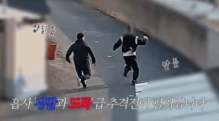 지난 3월 10일 강원 지역에서 경찰이 보이스피싱 수거책을 검거하는 모습./영상=경찰청 유튜브 채널