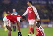 '90 4분 극장골 허용' 아스날, '최하위' 울버햄튼과 2-2 무승부...불안한 선두 지켰다