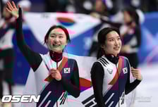 최민정 버티고, 심석희-노도희 좁히고, 김길리 추월하고.. 女쇼트트랙, 환상의 하모니로 금메달 [2026 동계올림픽]