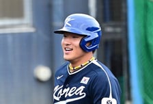 “도영아 뭐하는거야?” 국가대표 2번타자 안현민, 김도영과 환상 케미 보여줄 수 있을까 [오!쎈 오키나와]