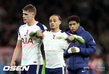 '감독 바꿔도 똑같네' 17위 토트넘, 북런던 더비 1-4 대패...투도르 데뷔전부터 와르르→강등권과 4점 차 '대위기'