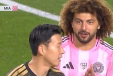 손흥민, 이래서 메시랑 유니폼 안 바꿨구나...'쏘니 부탁이야' 전반 18분부터 두 손 모아 예약→결국 꿈 이루고 활짝