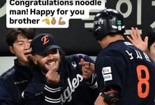 한화 떠났어도 이글스 가족입니다…'11년 307억' 노시환 초대형 계약, 폰세-와이스도 "축하해"