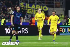 인터 밀란, 안방서 '북극권' 보되/글림트에 1-2 패배...합산 스코어 2-5 패배로 UCL 탈락