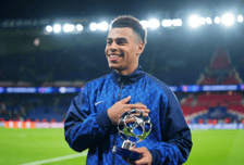 [공식발표] "어디서든 위협적인 존재" 두에, PSG 16강 이끌고 POTM 선정