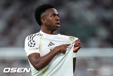 아르벨로아 레알 감독, 레알 꺾은 뒤 "비니시우스 골에 기뻐...음바페 없을 때 중요한 선수"