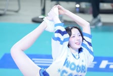 치어리더 하지원,’코트의 피겨 요정’ [O! SPORTS 숏폼]