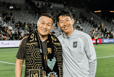 ‘쏘니와 코리안좀비가 만났다!’ 정찬성, 손흥민 응원하러 LA에 떴다!