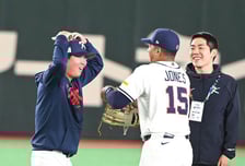 "하트를 너무 크게 했네요"…혼혈 3인방과 남다른 케미, 류지현의 진정성이 '원팀'의 기틀 만든다 [오!쎈 도쿄]