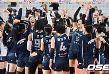 '모마 24점·강소휘 13점' 도로공사, 페퍼 완파! 정규리그 1위 보인다…OK저축은행은 연패 탈출(종합)