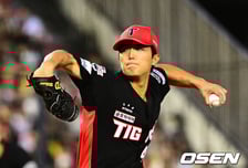 '볼넷볼넷볼넷볼넷' KIA 이의리, LG 상대로 '제구' 테스트...LG 선발은 임찬규 [오!쎈 오키나와]