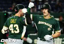 ‘KBO 출신들이 일낸다’ KIA 데일·울산 홀 4안타 1홈런 합작, 호주 2연승 이끌다…LG 출신 코엔 윈, 2이닝 완벽투