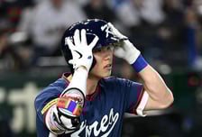 "김혜성 주목한다" 오타니 립서비스 아니었다...4회 사와무라상 수상자 상대 동점 투런 폭발 [WBC]