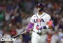 미국 드림팀이 진땀승이라니, 스킨스 160km→저지 투런포→앤서니 스리런포…난적 멕시코 5-3 꺾고 3연승 8강 보인다 [WBC]