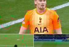 "끝까지 맡겼어야지" 골 넣은 상대도 비판...토트넘 '17분' GK 충격 교체, 뜨거운 논란 "커리어 회복 불가다"