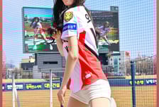 오의주 치어리더,'백옥 각선미 뽐내며 공연' [O! SPORTS 숏폼]