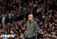 '또 다시 레알에 막혔다' 과르디올라 맨시티 감독, UCL 탈락 후 "모든 걸 쏟았다...쿠르투아, 훌륭한 GK"