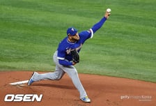 'ML 94승 투수' 로드리게스, 겨우 1피안타라니…우승 노리는 '슈퍼팀' 美 타선 봉쇄하다 [WBC]