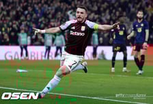 '맥긴-베일리 연속골' AV, 릴에 2-0 완승...합산 스코어 3-0으로 UEL 8강 진출