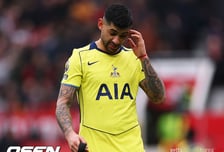 '주장인데 퇴장 반복' 토트넘 강등 직전…로메로 맨유·ATM 쟁탈전 폭발