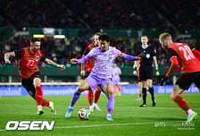 '일단 잘 버텼다' 홍명보호, 오스트리아 원정 전반전 0-0 마무리...김주성 부상 교체 '변수' [한국-오스트리아]